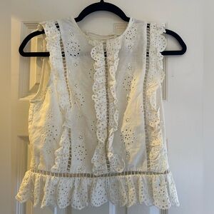 Zimmermann eyelet white top!